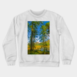 Evergreens by Blea Tarn Crewneck Sweatshirt